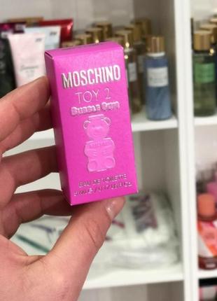 Moschino toy 2 bubble gum оригинал 5 мл - духи для женщин медвежонок 5 ml (мини)