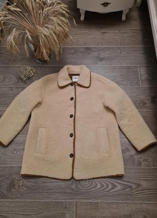 Ідеальна плюшева шубка-тедді від бренду zara