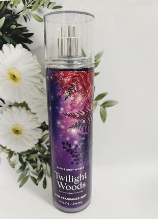 Мист (парфюмированный спрей) для тела twilight woods от bath and body works