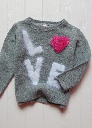 F&f. размер 1.5-2 года. стильный свитер для девочки