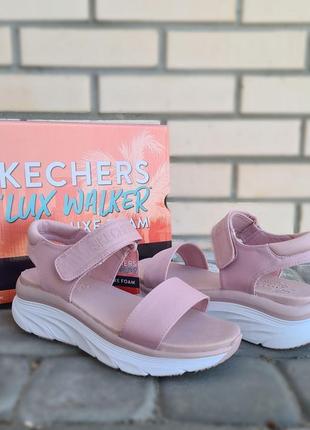 Skechers d'lux walker — new block сандалії, босоніжки жіночі.6 фото
