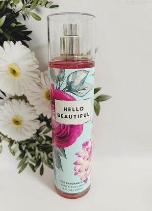 Міст (парфумований спрей) для тіла hello beautiful від bath and body works