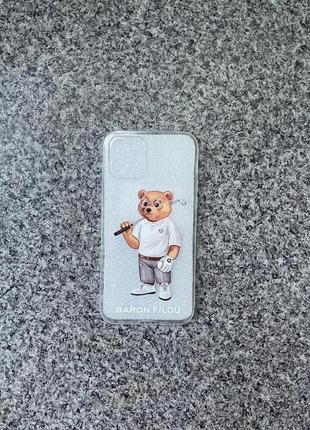 Новий чохол на iphone 12/12pro з мішкою у стилі ralph lauren