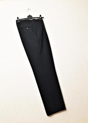 Итальянкие мужские брюки костюмные чёрно-серая полоска centro hamllton3 фото