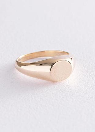 Печатка в желтом золоте к06720