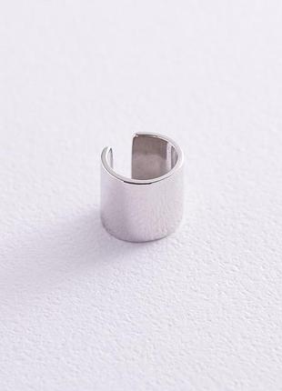 Сережок-кафа в білому золоті с06959