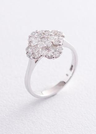 Золотое кольцо "клевер" с бриллиантами 
ar5793acha