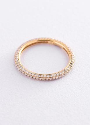 Золотое кольцо с бриллиантами ккит1483 фото