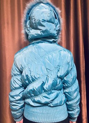 Зимняя куртка пуховик с капюшоном saint wish, xxs xs5 фото