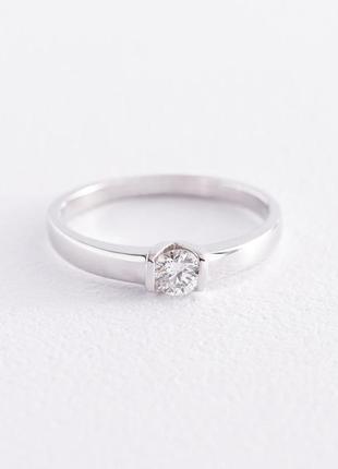 Золотое помолвочное кольцо с бриллиантом 
кб0355y4 фото