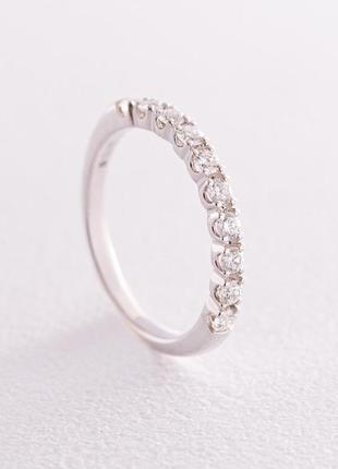 Золотое кольцо с дорожкой камней (бриллианты) 
кб0439cha1 фото