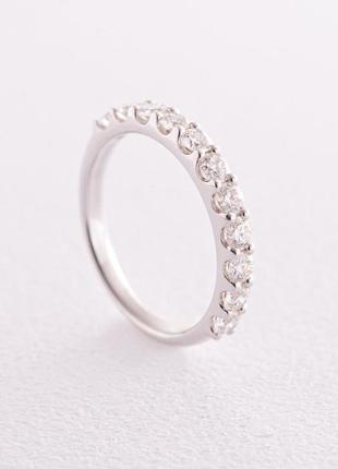 Золотое кольцо с дорожкой камней (бриллианты) 
кб0440cha1 фото