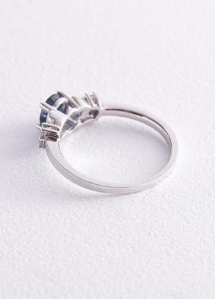Золотое кольцо с сапфиром и бриллиантами 
кб028965 фото