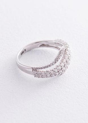 Кольцо в белом золоте с бриллиантами mr14997gm3 фото