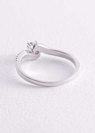 Золотое помолвочное кольцо с бриллиантами 
к252са5 фото