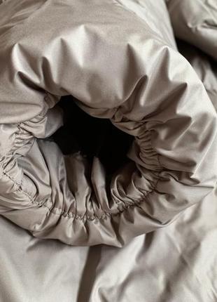 Пуховик - ковдра на силіконі дуже легкий теплий якісний жіночий oversize3 фото
