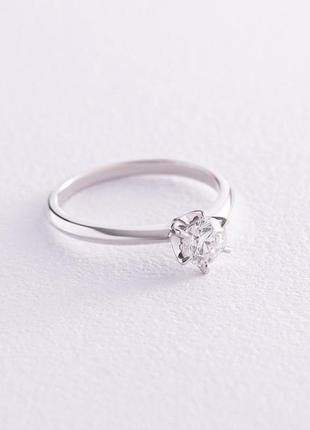 Помолвочное золотое кольцо с бриллиантом 
кб02783 фото