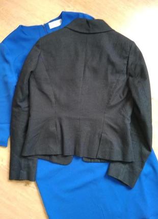Класичний піджак, жакет коттон з паєтками розмір 104 фото