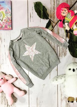 Свитшот с пайетками george 7-8 л