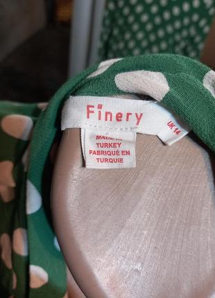 Платье рубашка в горох.finery 5