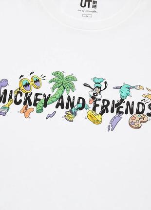 Футболка коллекции mickey & friends, uniqlo, модель унісекс2 фото