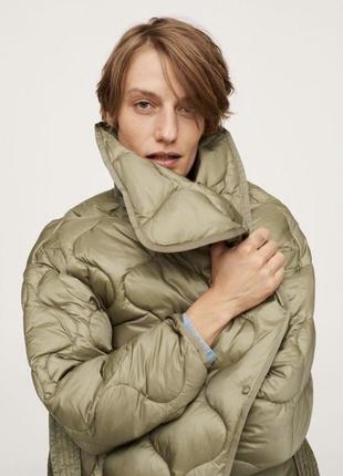 Стеганое пальто zara5 фото