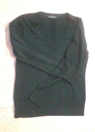 Теплий джемпер пуловер v-подібний виріз, 16/l-xl/48-50