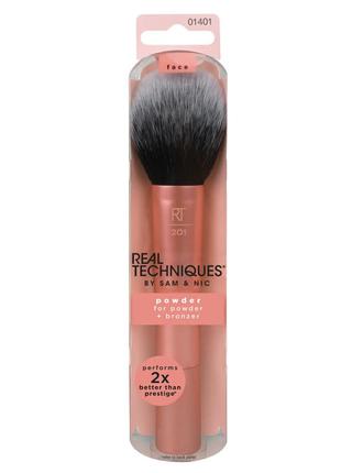 Оригінал! real techniques powder brush. пензлик для пудри