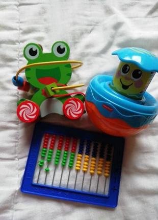 Мячик fisher-price, счетовка, пальчиковый лабиринт