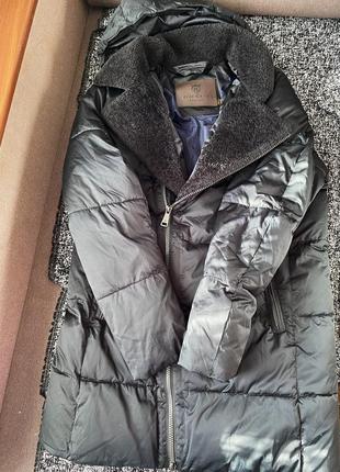 Чоловічий зимовий плащ пальто