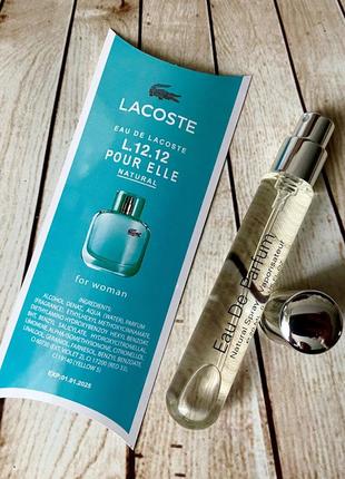 Lacoste eau de l.12.12 pour elle спокусливий аромат 20 мл