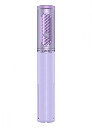 Селфи-монопод baseus traveler bluetooth tripod purple