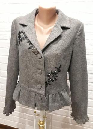 Шерстяной жакет