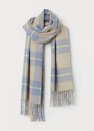 ❣️h&m шарф из жаккардовой ткани