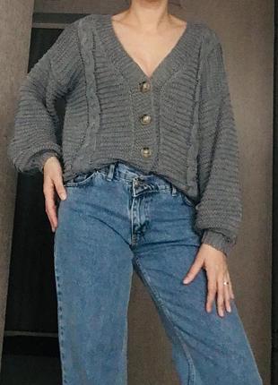 Кофта кардиган укороченный shein