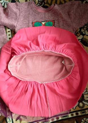 Теплое платье с куклой лол 5