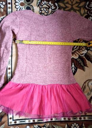 Теплое платье с куклой лол 8