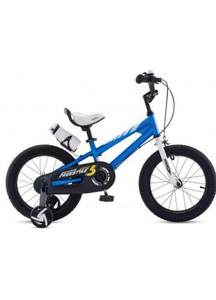 Дитячий велосипед royal baby freestyle rb16b-6 16" синій