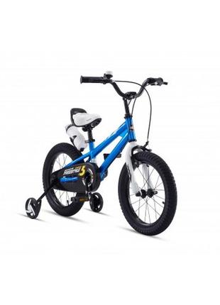 Дитячий велосипед royal baby freestyle rb16b-6 16" синій2 фото