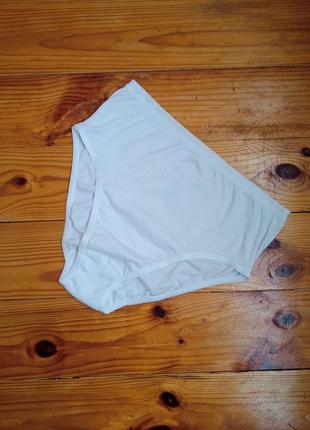 Білі бавовняні трусики сліпи/ білі хлопкові труси/ жіночі трусики