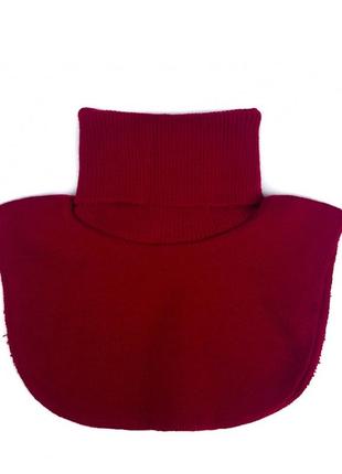 Манишка на шию luxyart one size для дітей і дорослих червоний (kq-2516)1 фото