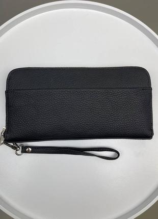 Шкіряний клатч-гаманець