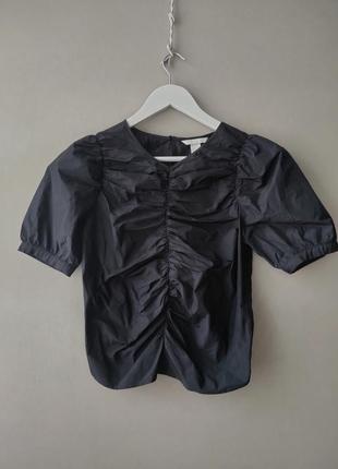 Жаттый асимметричный топ из нейлона h&m , cos