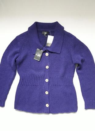 Суперовая тёплая вязаная кофта спереди пуговицы news