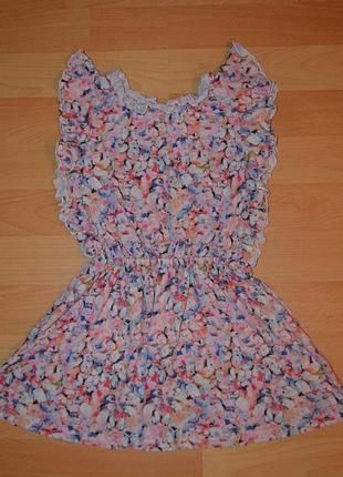 Платье в цветочки