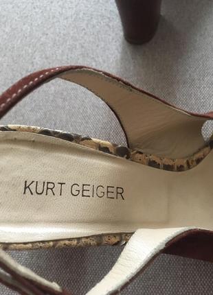 Босоножки  от kurt  geiger3 фото