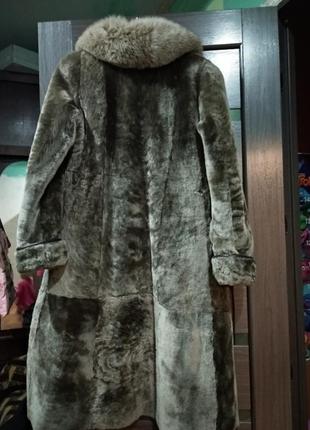 Дубленка мутон шуба натуральная пальто3 фото