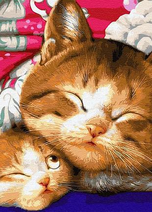 Картина по номерам 40х50см. gx9765 мама согреет rainbow картины раскраски по номерам 2022 в украине