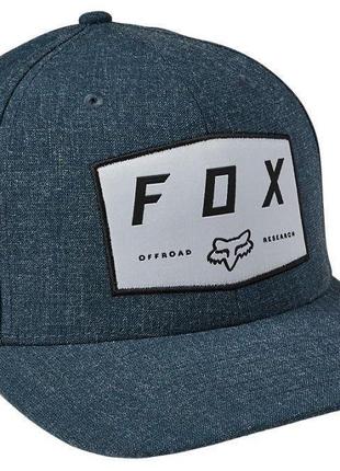 Кепка fox badge flexfit hat (dark indigo), s/m, s/m1 фото