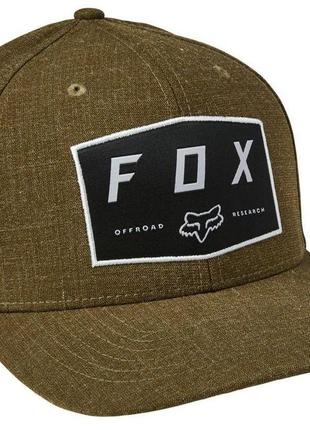 Кепка fox badge flexfit hat (fatigue green), s/m, s/m